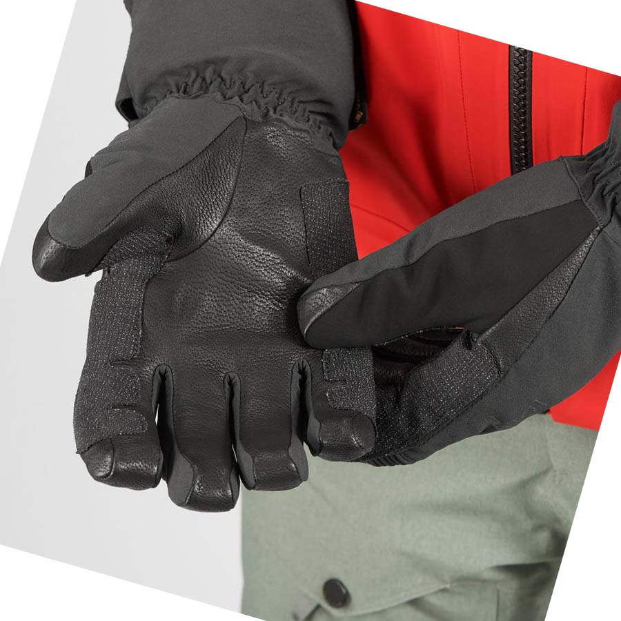 Guantes Salomon QST GORE-TEX Hombre Negros | MX 2926SGL